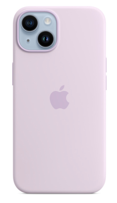 Фото 1 — Чехол защитный iPhone 14 Plus Silicone Case фиолетовый (Copy)