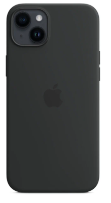 Фото 1 — Чехол защитный iPhone 14 Plus Silicone Case черный (Copy)