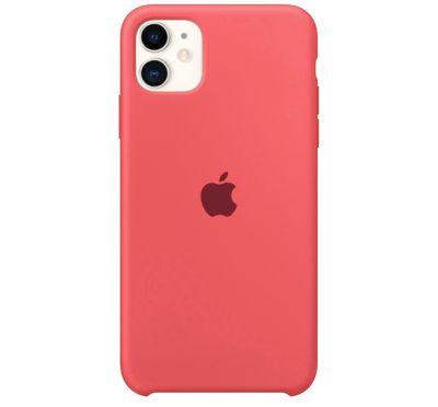 Фото 1 — Чехол защитный iPhone 11 Silicone Case темно-розовый (Copy)