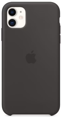 Фото 1 — Чехол защитный iPhone 11 Silicone Case черный (Copy)